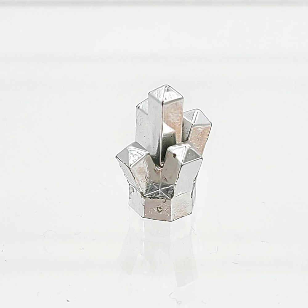 LEGO Chrome Silver Rock 1 x 1 Crystal 5 Point Aquazone 6175 6155 6199 6180 #52